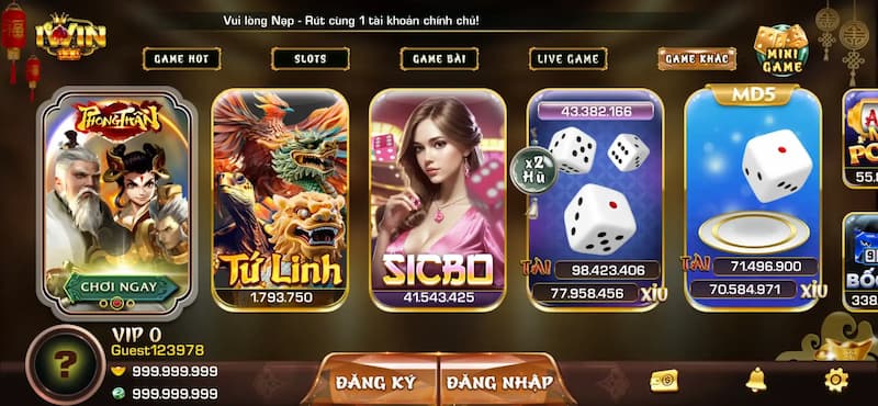 iwin Các Trò Chơi Cá Cược Đặc Sắc Tại iwin