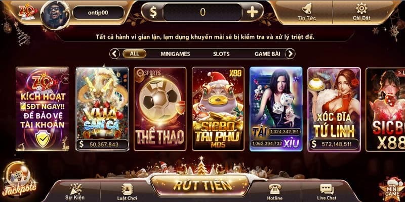 zowin Kho trò chơi hấp dẫn