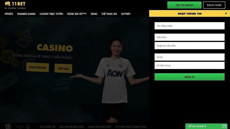11bet Tổng Quan Về Nhà Cái 11bet