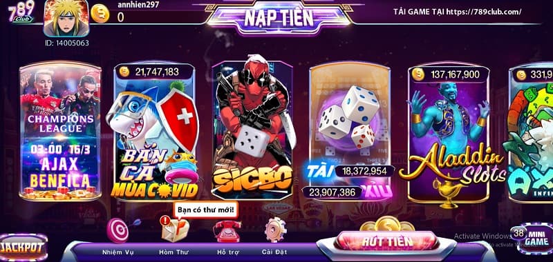 789club Trò Chơi Đa Dạng và Hấp Dẫn Tại 789club