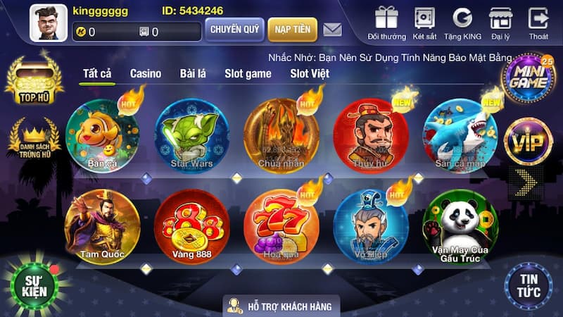 King fun Ưu điểm nổi bật của king fun khiến người chơi lựa chọn